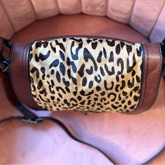 Fossil Leather Crossbody Saddlebag
Leopard Print Calf Hair Flap - Picture 10 of 15